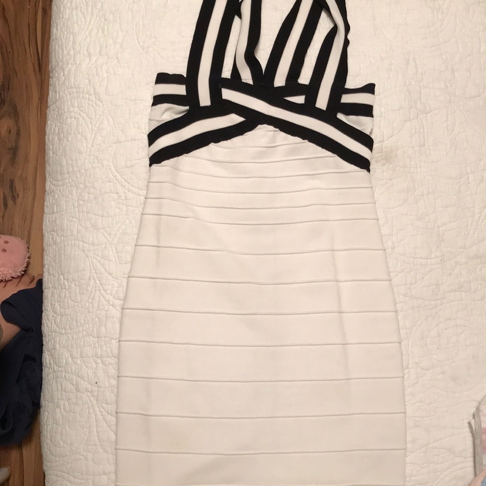 Wow couture dress black & white